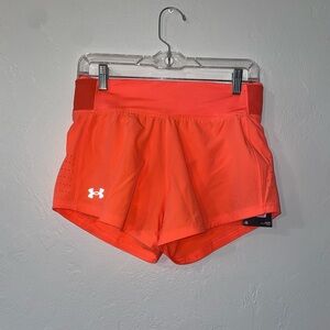 pink under armour running shorts